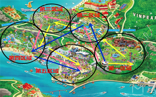 芽莊珍珠島游樂園有哪些區域