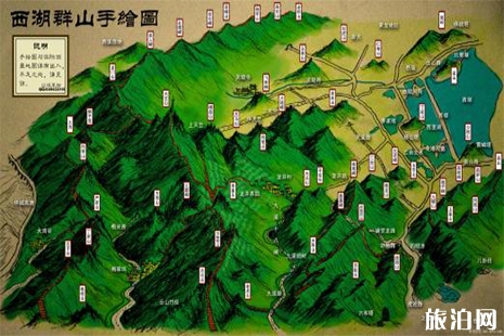 杭州西湖登山路線 春天登山攻略